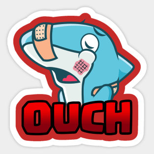 CarbonFin Ouch Sticker